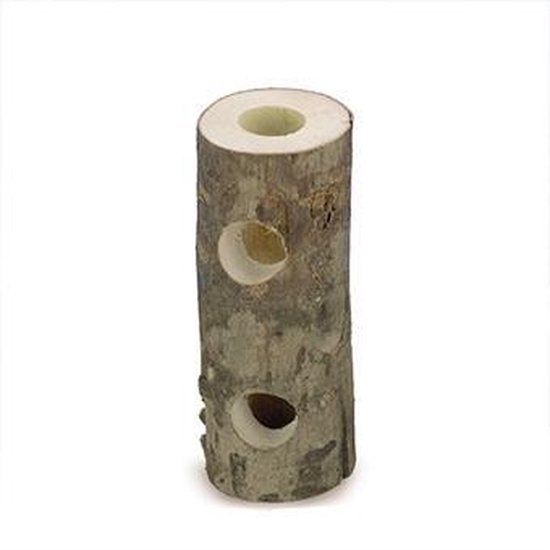 Nobby Klimring Met Hout/katoenen Blok – 24 Cm, Groot, Voor Parkieten En Papegaaien – Zwart, Speel- En Klimaccessoire