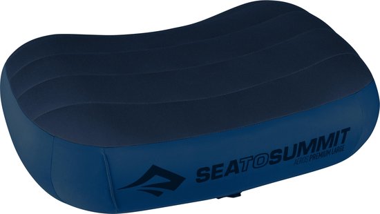 Sea to Summit Aeros Premium - Opblaasbaar Hoofdkussen - Large Navy Blue