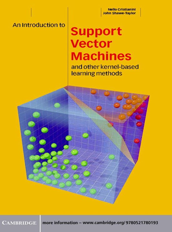 An Introduction to Support Vector Machines and Other Kernel- ... - cover
