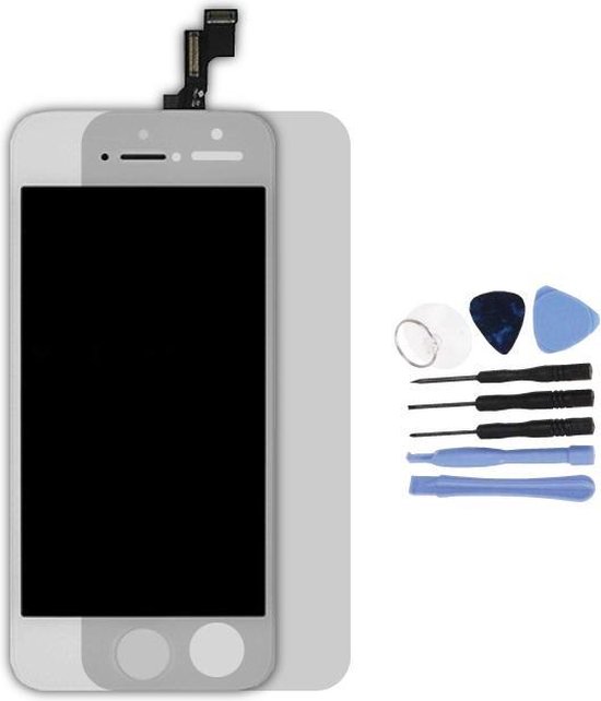Bol Com Voor Apple Iphone 5s A Lcd Scherm Wit Tools Screenguard