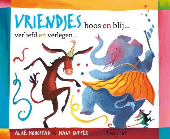 Cover van het boek 'Vriendjes boos en blij'