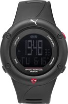 Puma Optical Cardiac PU911291001 Horloge - Kunststof - Zwart - Ø 48 mm