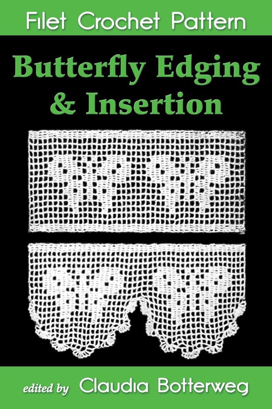 Butterfly Edging & Insertion Filet Crochet Pattern - cover