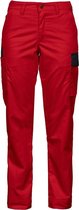 Pantalon de travail Projob Prio pour femme - Rouge - 2519 - taille 36