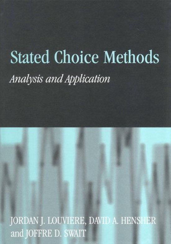 Stated Choice Methods - cover