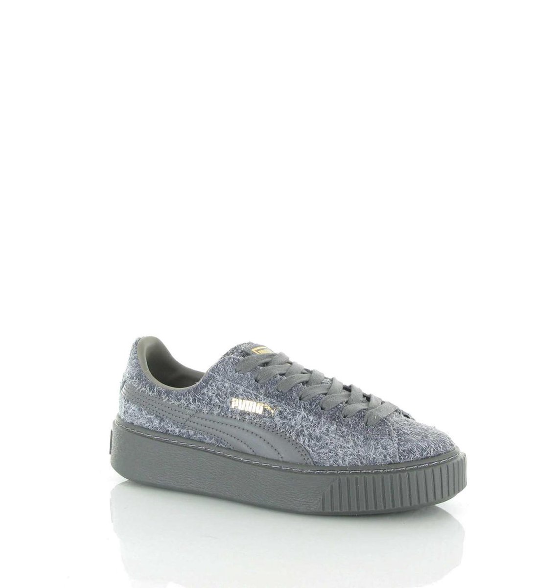 Puma SUEDE PLATFORM ELEMENTAL Grijs | bol.com