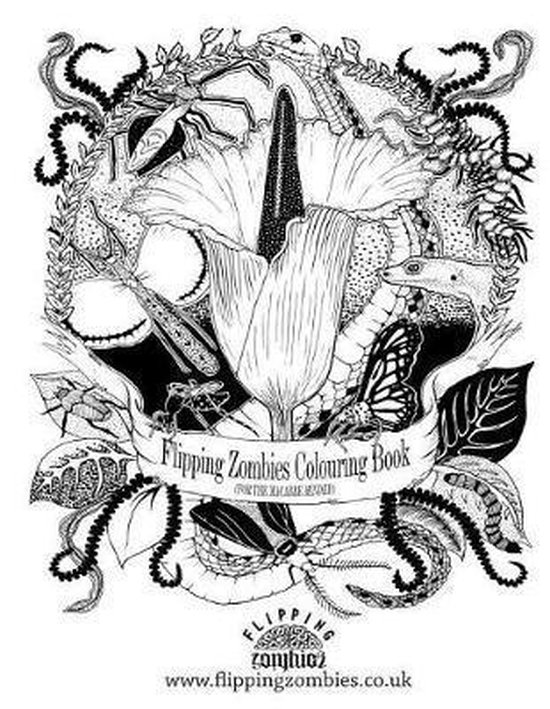 Flipping Zombies Colouring Book, Flipping Zombies 9781546594222