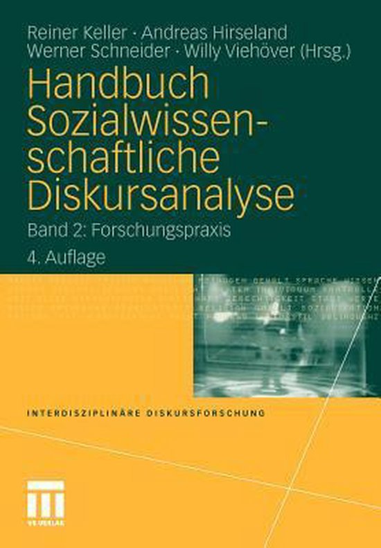 Handbuch Sozialwissenschaftliche Diskursanalyse 2 - cover