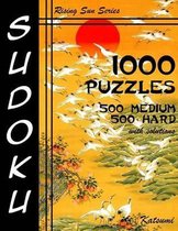 Sudoku 1,000 Puzzles 500 Medium & 500 Hard with Solutions