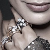 iXXXi-Jewelry-Top Part Drusy Copper-Zwart-dames--One size