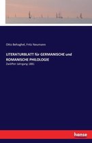 LITERATURBLATT für GERMANISCHE und ROMANISCHE PHILOLOGIE