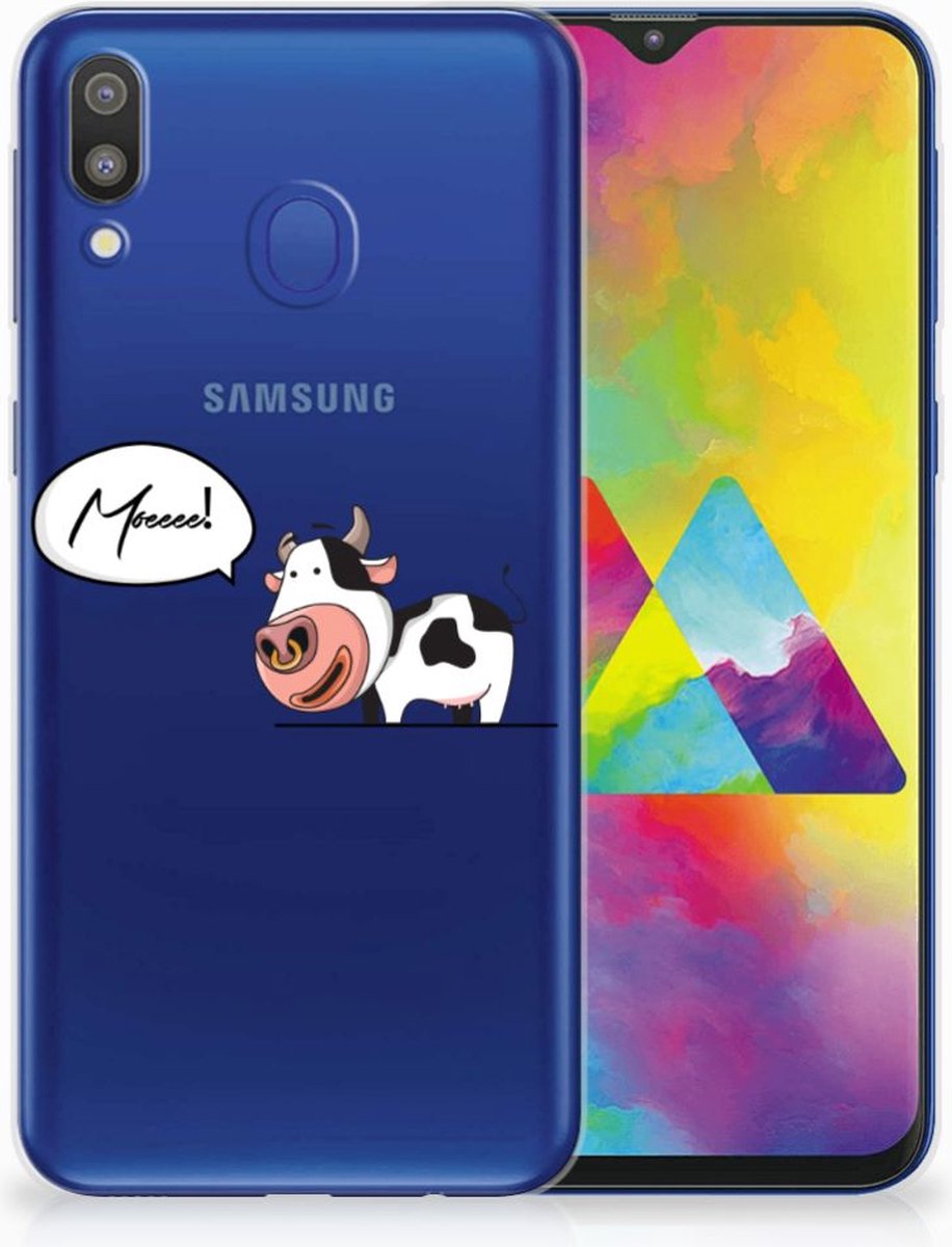 Samsung Galaxy M20 (Power) Telefoonhoesje met Naam Cow