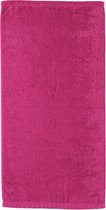 CAWÖ Lifestyle Uni Badhanddoek - Roze - 50x100