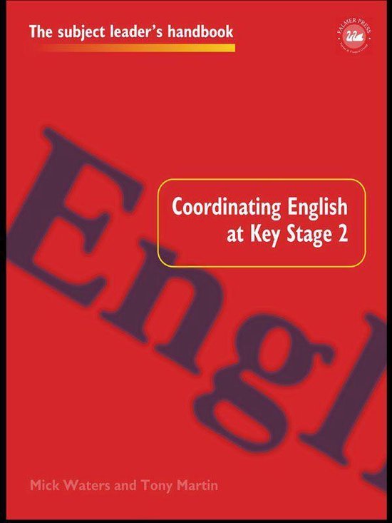 Subject Leaders' Handbooks - Coordinating English at Key Sta ... - cover