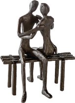Gilde handwerk   Sculptuur   Beeld- Staal   De Liefdes bank  Zwart