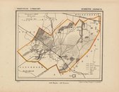 Historische kaart, plattegrond van gemeente Leersum in Utrecht uit 1867 door Kuyper van Kaartcadeau.com