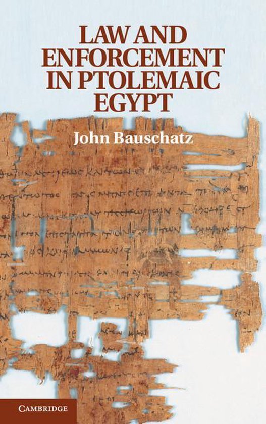 Law and Enforcement in Ptolemaic Egypt - cover