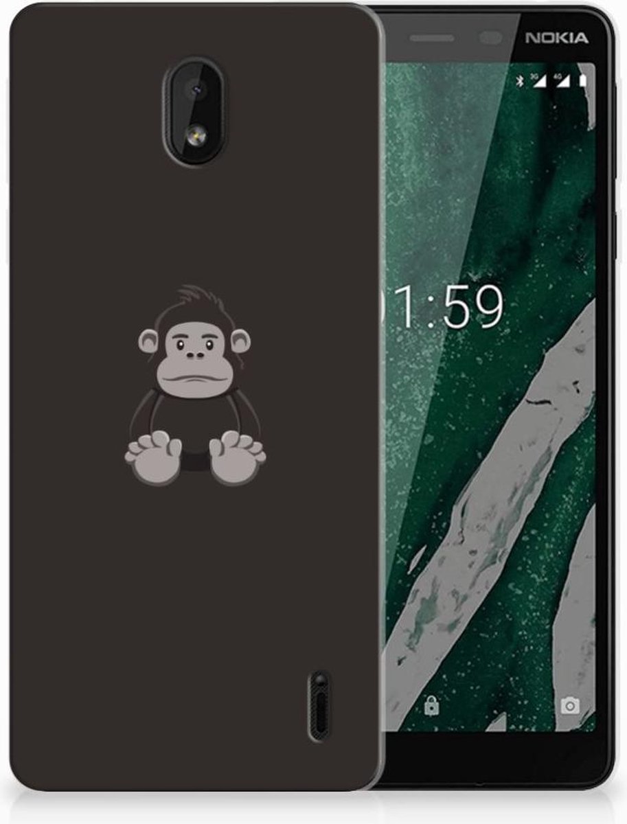 Back Cover voor Nokia 1 Plus Telefoonhoesje met Naam Gorilla