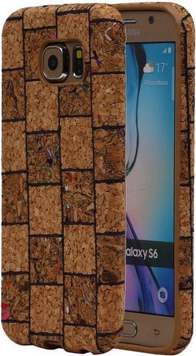 Kurk Design TPU Cover Case voor Samsung Galaxy S6 Hoesje Model B