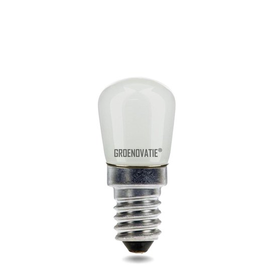 Groenovatie LED Koelkastlamp E14 Fitting - T22 - 2W - 51x22 mm - Warm Wit