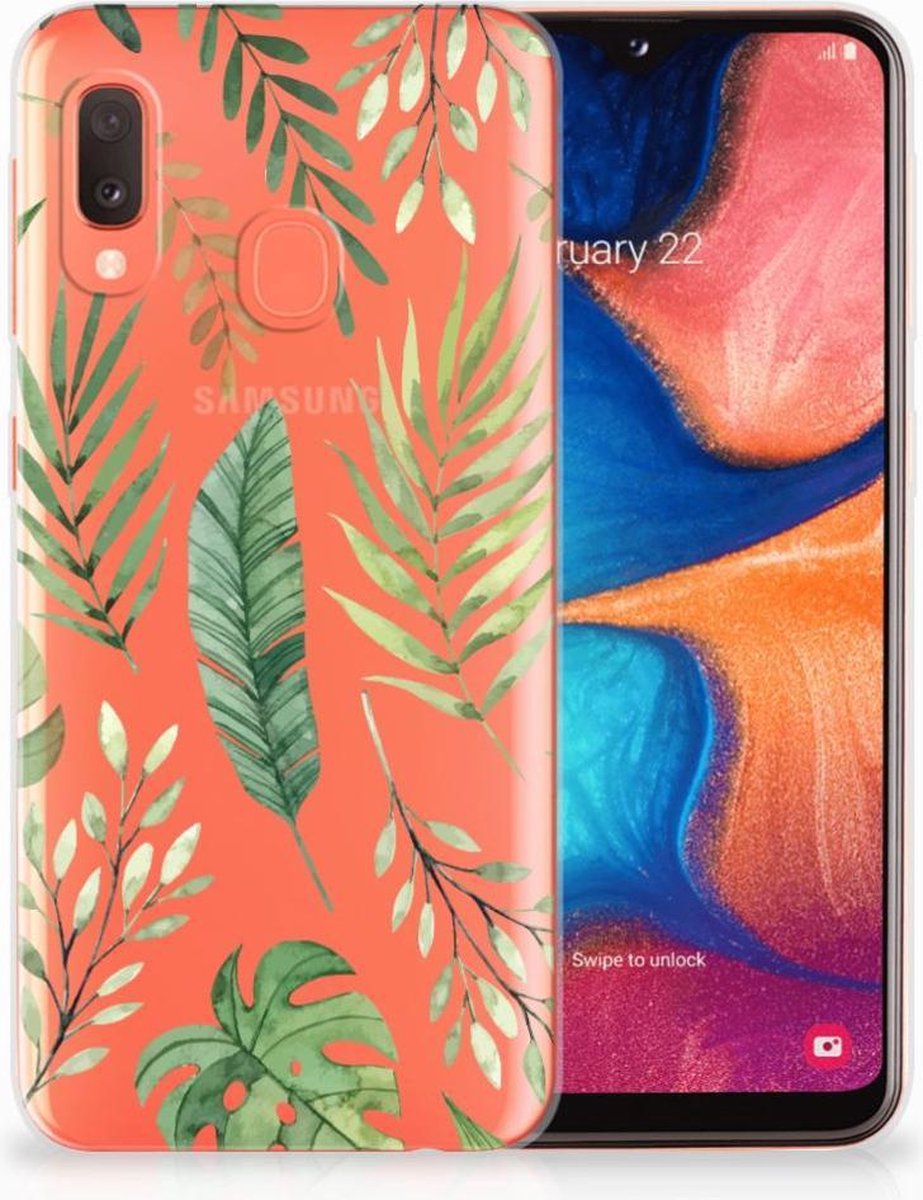 TPU Hoesje voor Samsung Galaxy A20e TPU Case Leaves
