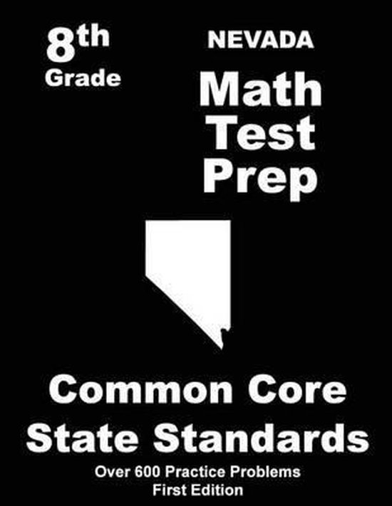 Nevada 8th Grade Math Test Prep - cover