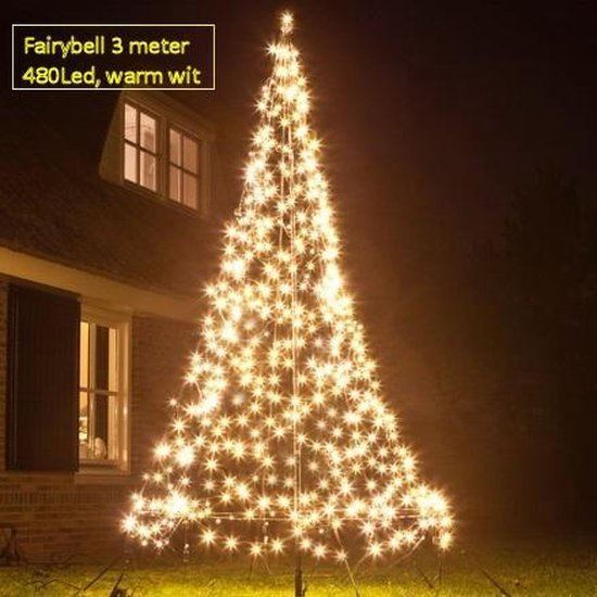 Fairybell 480 LED warm-wit met mast | bol.com