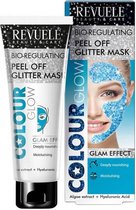 Revuele Peel Off Glitter Mask - Blue (Bio Regulating) 80ml.