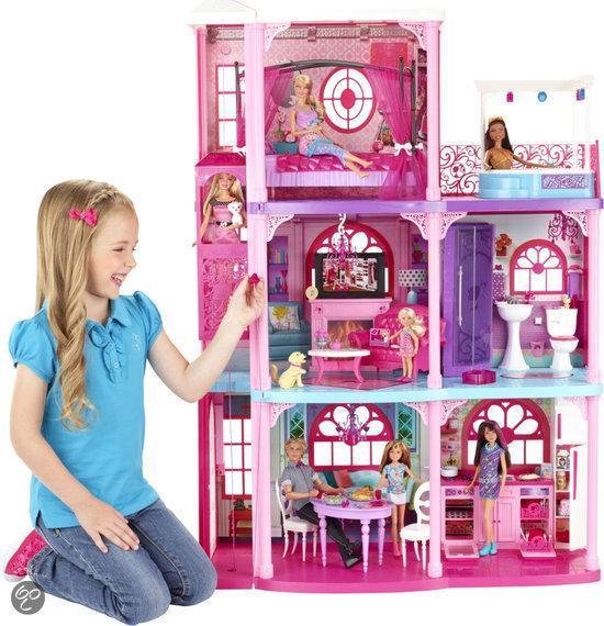 Nieuwsgierigheid Picknicken magnifiek Barbie Droomhuis met 3 Verdiepingen | bol.com