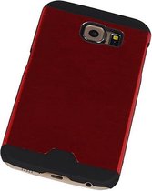 Lichte Aluminium Hardcase voor Galaxy S6 G920F Rood