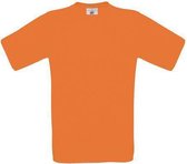 B&C Exact 150 Heren T-shirt Orange Maat XL (onbedrukt - 5 stuks)