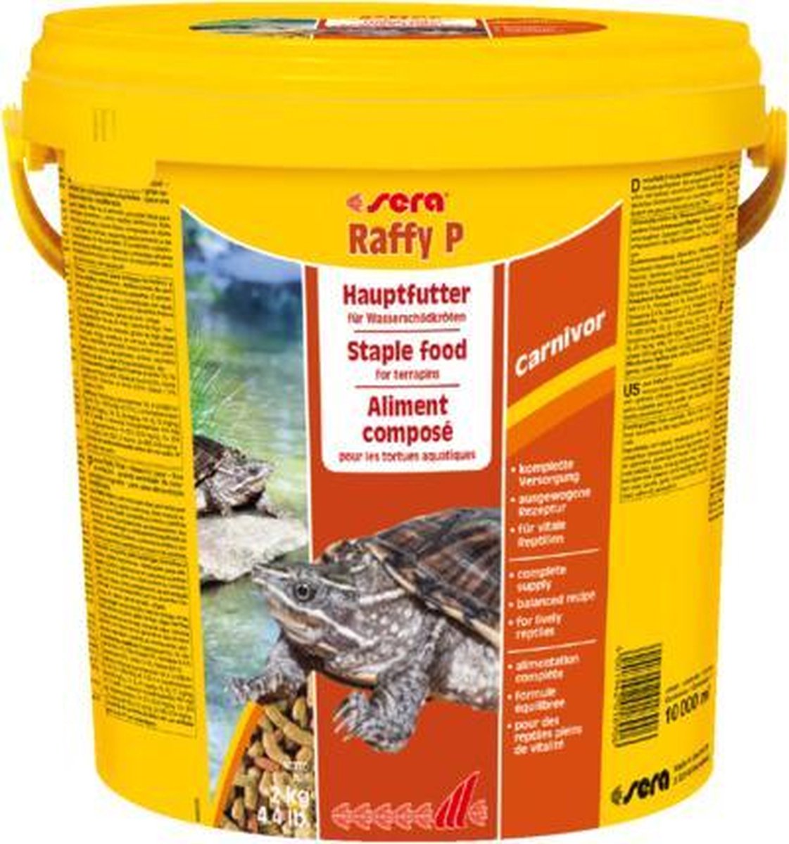 Sera Raffy P - 3800ml - Reptielenvoer voor waterschildpadden