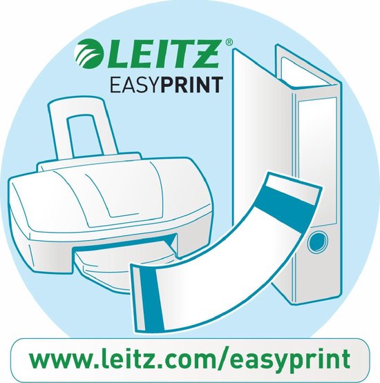 Leitz PC Printbare Rugetiketten voor Kunststof Ordners - 175 Stuks - Smal en kort - Grijs - Leitz
