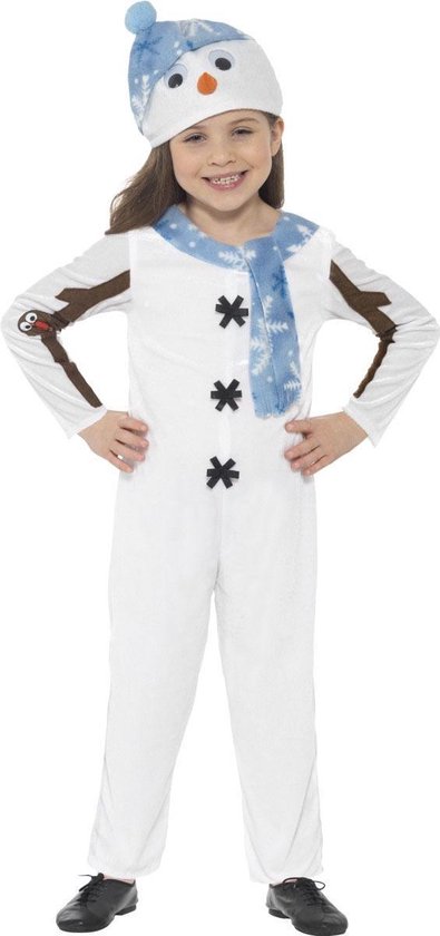 Durven helder Subsidie Kerst sneeuwpop kostuum voor kinderen - Verkleedkleding - Maat 104/116 |  bol.com