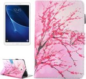 Samsung Galaxy Tab A 10.1 - Flip hoes, cover, case - PU leder - TPU - Perzik bloesem