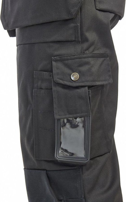 Blaklader Pantalon de travail avec genouillères 15301860 Pantalon de travail Noir NL: 58 BE: 52