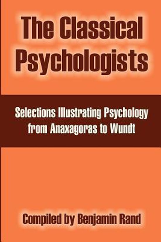 The Classical Psychologists - cover