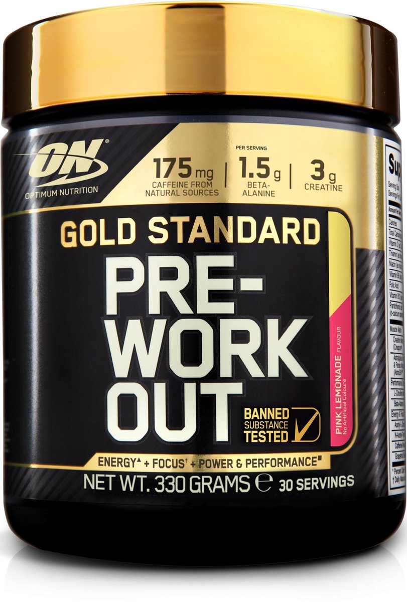 Optimum Nutrition - Gold standard Pre-Workout - 330 g (30 servings) - Pink Lemonade