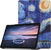 Smart Book Case Samsung Galaxy Tab S4 10.5 Hoesje - Sterrennacht