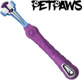 Petpaws - tandenborstel voor honden - 3-voudige kop - paars