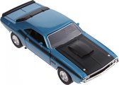 Welly Schaalmodel Dodge 1970 Challenger 1:34 Blauw 11 Cm