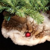 Kerstboom Rok - Tree Skirt Bont Bambi