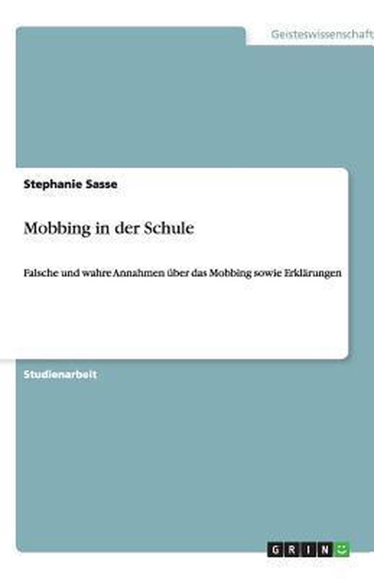 Mobbing in der Schule - cover