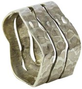 Handgemaakte Exclusieve Zilveren Ring | 925 Zilver | Damesring | Herenring | 17,25 mm. Maat 54