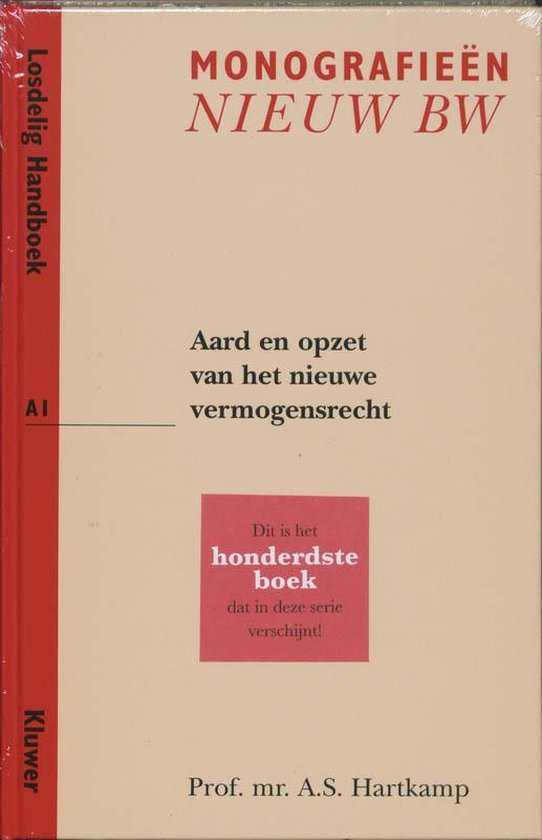 Aard en opzet van het nieuwe vermogensrecht - cover