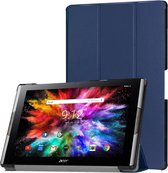 Tri-Fold Book Case Acer Iconia Tab 10 A3-A50 Hoesje - Blauw