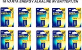 Varta Energy Alkaline Batterijen 9 Volt - 10 stuks