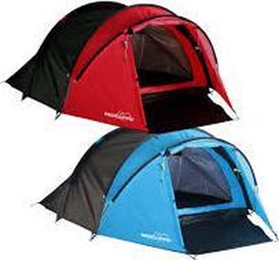 Op maat Permanent Conclusie Redcliff Dome Tent /2 - Rood/ Blauw - 2 Persoons | bol.com