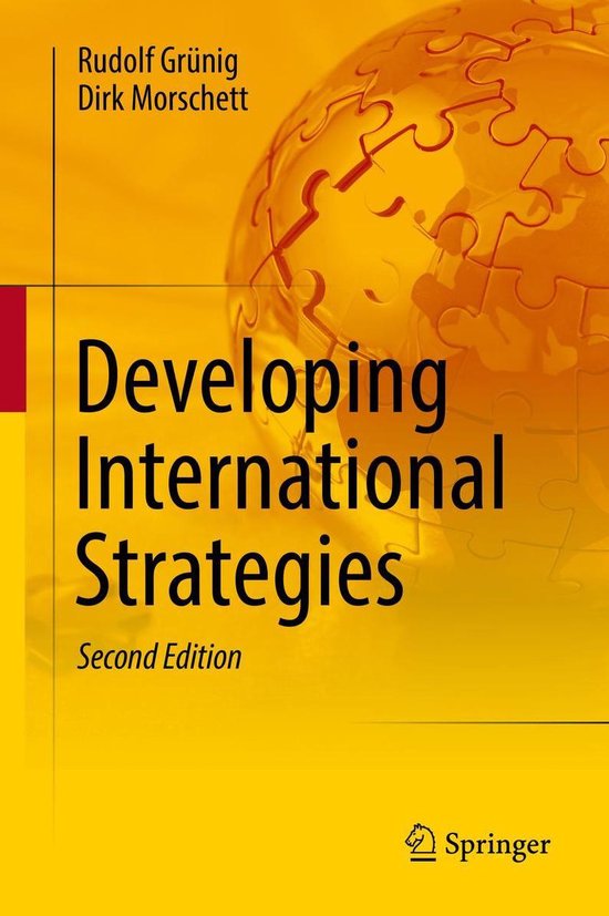 Developing International Strategies - cover