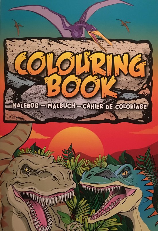 wacht Aardbei emotioneel Dinosaurus Kleurboek | bol.com